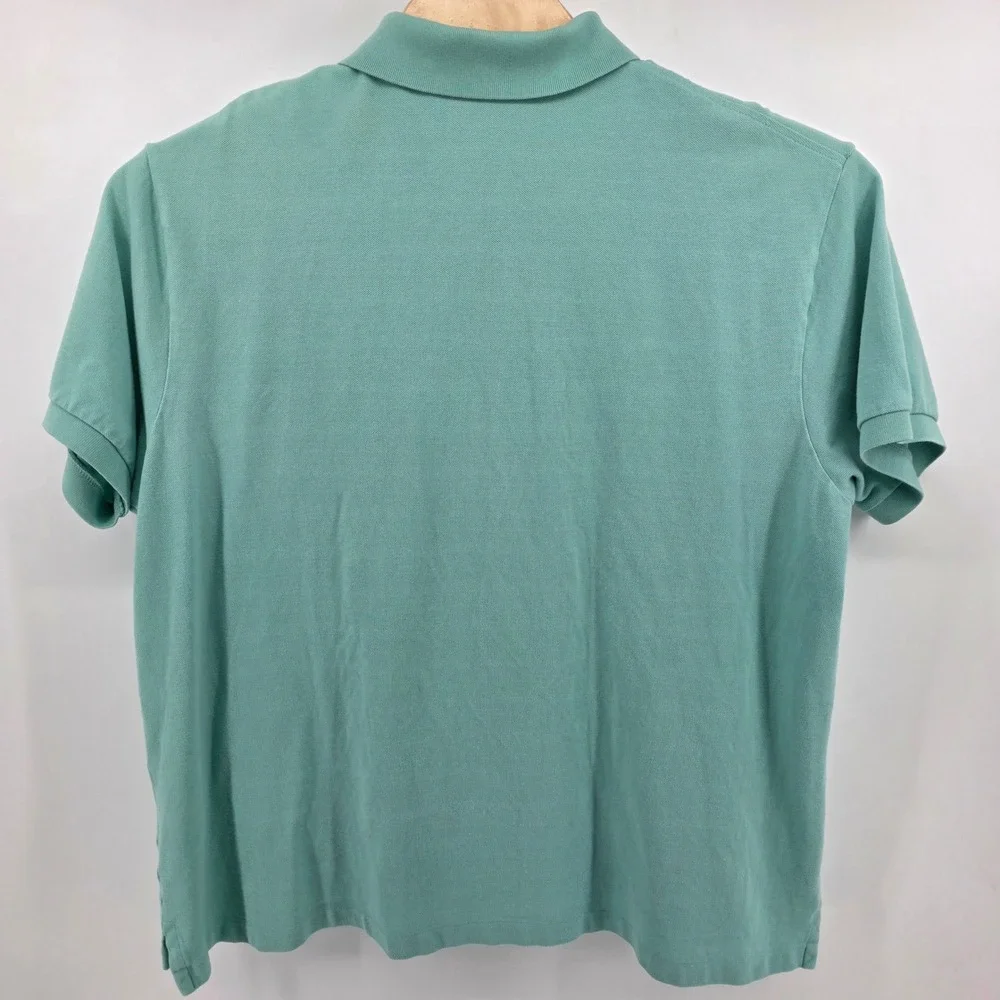 Polo Ralph Lauren Polo Shirt Mens 2XB Cotton Mesh Mint Green Heritage Big